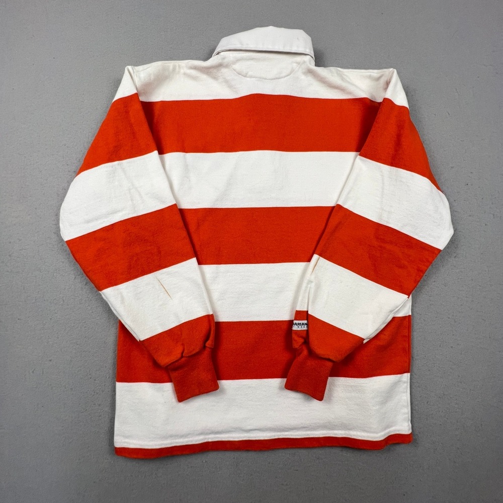 Barbarian Rugby Shirt Mens Medium Orange White Lacrosse Chagrin Falls NWOT - Picture 3 of 16